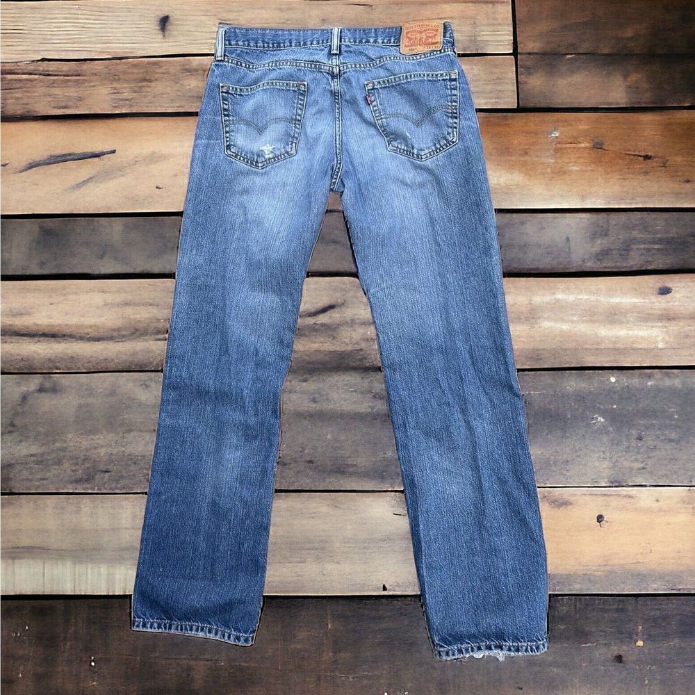 Levis Jeans‎ Mens 34x34 Blue 559 Relaxed Straight Leg 100% Cotton American Denim